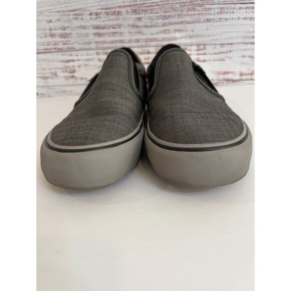 Vans Asher Deluxe DX SlipOn Sneakers grey walnut brown textile Size 10 1/2 main image 7